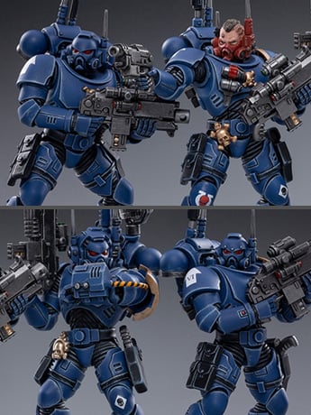 Warhammer 40K Ultramarines Infiltrators Box of 4 1/18 Scale Figures Gallery Image 2