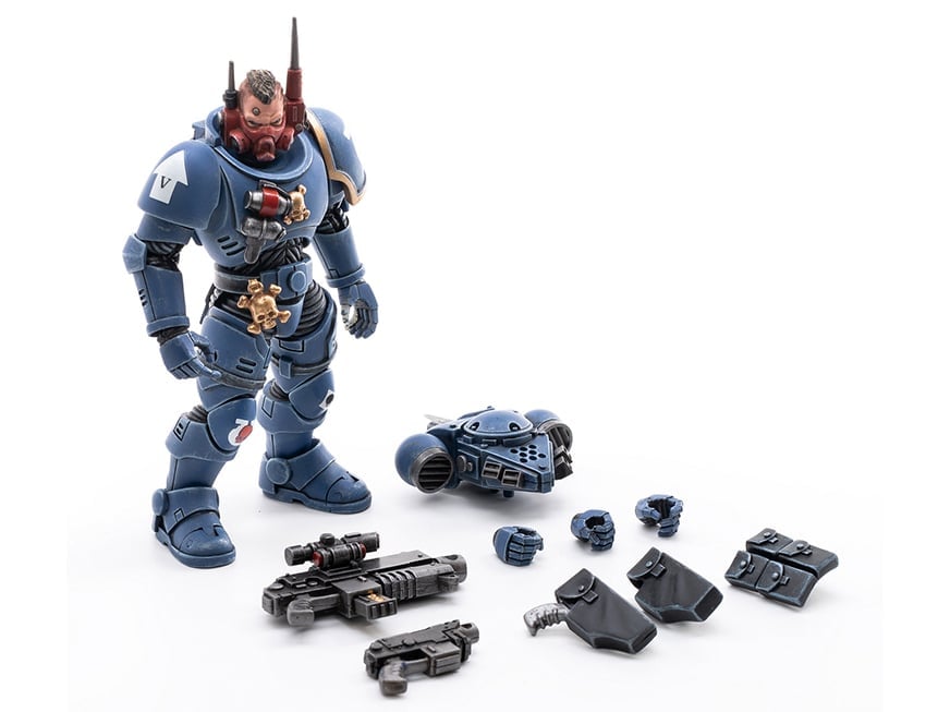 Warhammer 40K Ultramarines Infiltrators Box of 4 1/18 Scale Figures Gallery Image 10