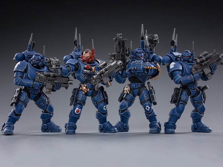Warhammer 40K Ultramarines Infiltrators Box of 4 1/18 Scale Figures Gallery Image 1