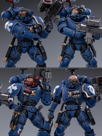 Warhammer 40K Ultramarines Incursors Box of 4 1/18 Scale Figures Gallery Image 2