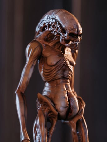 Alien: Resurrection The Newborn 1:18 Scale PX Previews Exclusive Figure Gallery Image 2