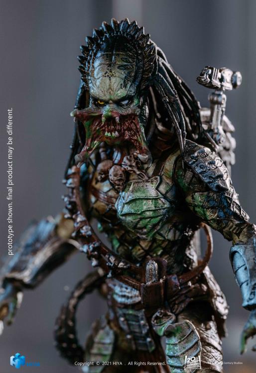 Alien vs. Predator: Requiem Wolf Predator (Battle Damage) 1:18 Scale PX Previews Exclusive Figure Gallery Image 12