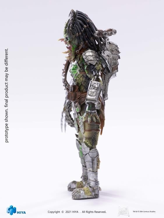 Alien vs. Predator: Requiem Wolf Predator (Battle Damage) 1:18 Scale PX Previews Exclusive Figure Gallery Image 4