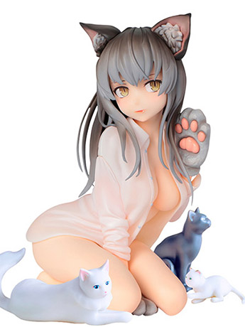Koyafu Catgirl Mia 1/7 Scale Limited Edition Figure with Bonus Gallery Image 2