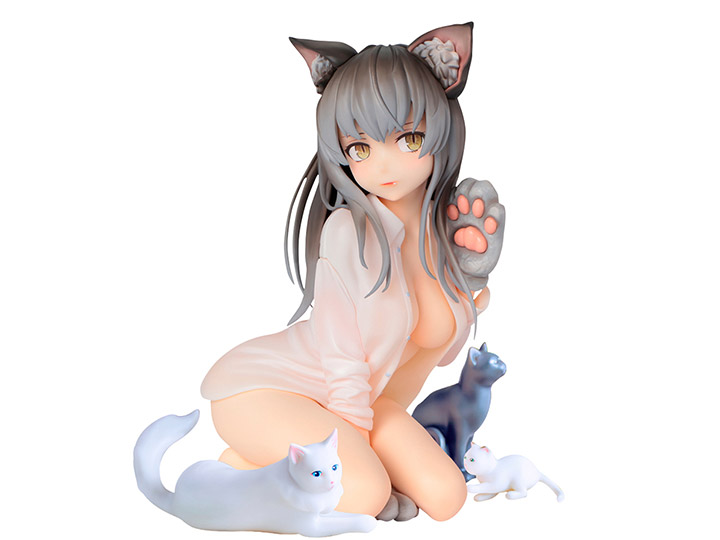 Koyafu Catgirl Mia 1/7 Scale Limited Edition Figure with Bonus Gallery Image 1