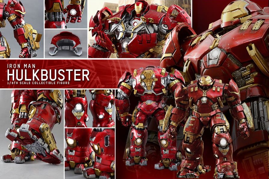 Avengers: Age of Ultron MMS285 Hulkbuster 1/6th Scale Collectible Figure Gallery Image 3