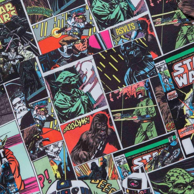 Star Wars Comic to the Dark Side Short Sleeve Button Up Shirt Gallery Image 4