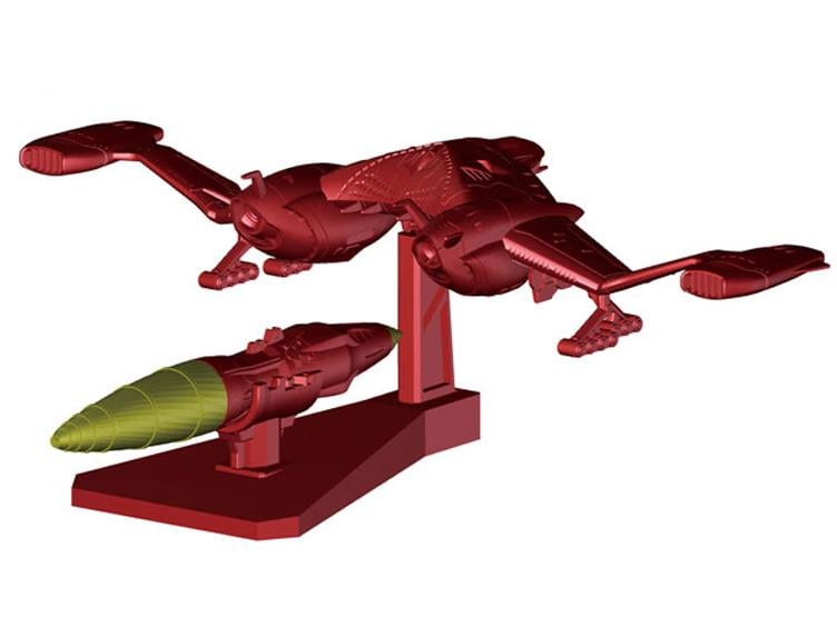 Space Battleship Yamato Mecha Collection No.17 Garunto Model Kit Gallery Image 1