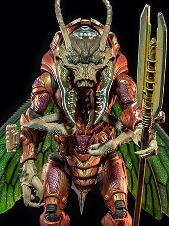 Cosmic Legions Hvalkatar: Book One Sphexxian Block Commander Deluxe Action Figure Gallery Image 2