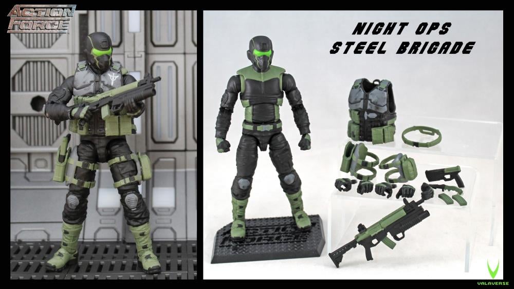 Action Force Night Ops Steel Brigade BBTS Exclusive 1/12 Scale Figure Gallery Image 3