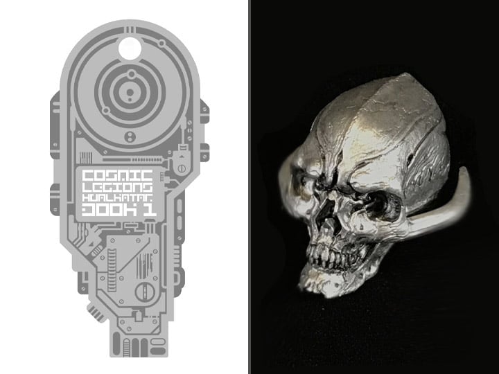 Cosmic Legions Coin and Skull (Silver) Exclusive Set Gallery Image 1