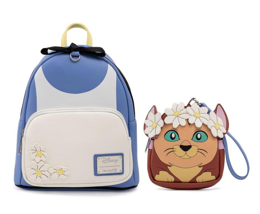 Alice in Wonderland Cosplay Mini Backpack with Wristlet Gallery Image 5