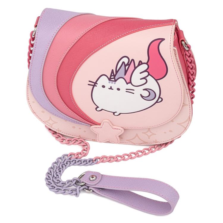 Pusheen Super Pusheenicorn Ombre Chain Strap Crossbody Bag Gallery Image 4
