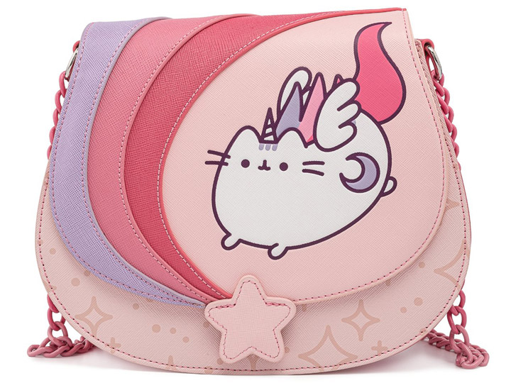 Pusheen Super Pusheenicorn Ombre Chain Strap Crossbody Bag Gallery Image 1