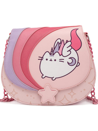 Pusheen Super Pusheenicorn Ombre Chain Strap Crossbody Bag Gallery Image 2