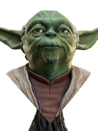 Star Wars: Return of the Jedi Legends in 3D Yoda 1/2 Scale Limited Edition Bust Gallery Image 2