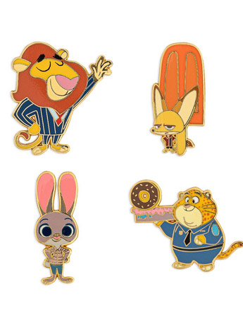 Zootopia Enamel Pin Set Gallery Image 2
