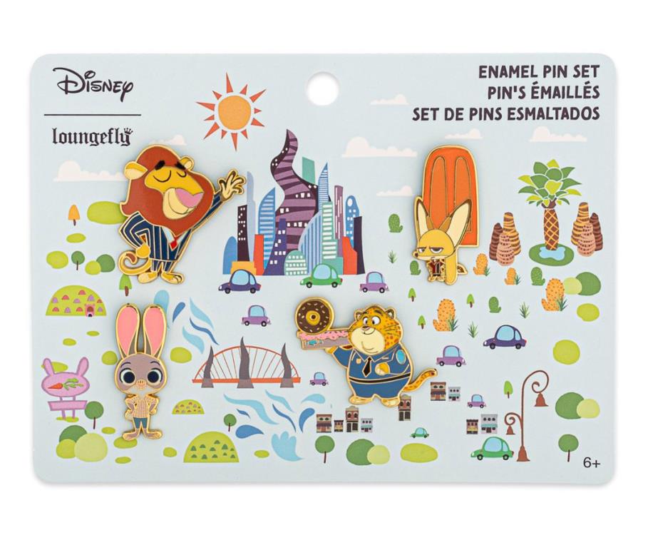 Zootopia Enamel Pin Set Gallery Image 3