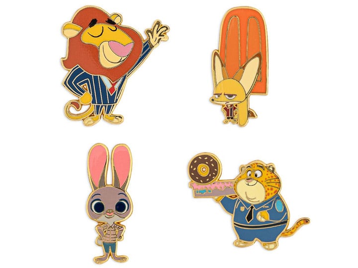 Zootopia Enamel Pin Set Gallery Image 1