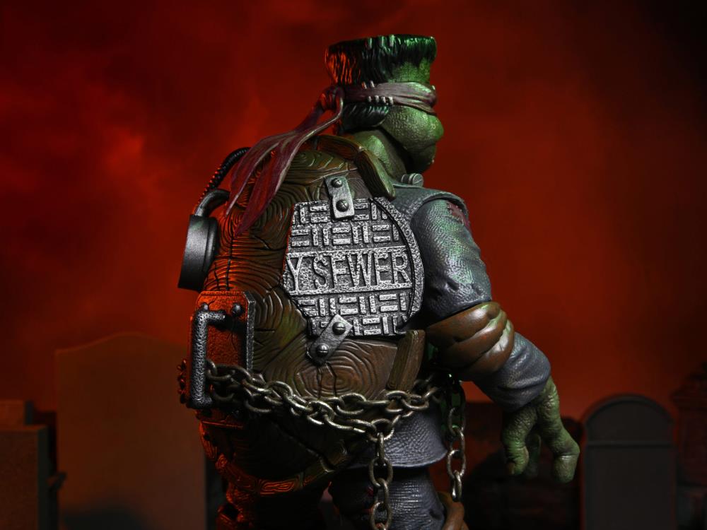 Universal Monsters x Teenage Mutant Ninja Turtles Ultimate Raphael as Frankenstein's Monster Action Figure Gallery Image 7