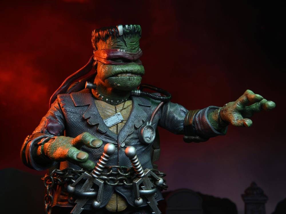 Universal Monsters x Teenage Mutant Ninja Turtles Ultimate Raphael as Frankenstein's Monster Action Figure Gallery Image 11