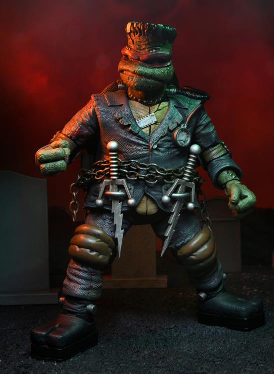 Universal Monsters x Teenage Mutant Ninja Turtles Ultimate Raphael as Frankenstein's Monster Action Figure Gallery Image 3
