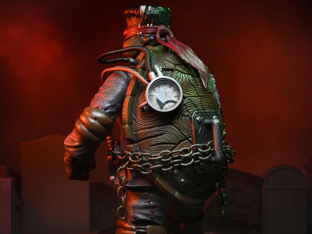 Universal Monsters x Teenage Mutant Ninja Turtles Ultimate Raphael as Frankenstein's Monster Action Figure Gallery Image 8