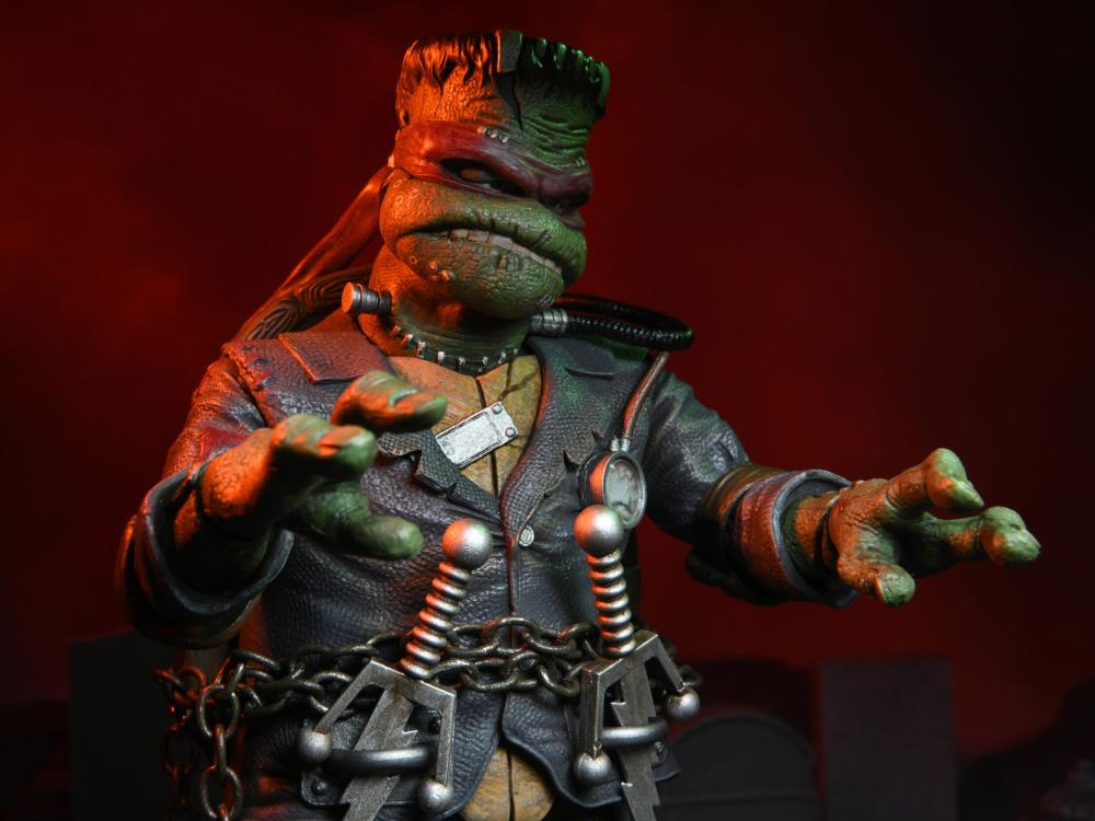 Universal Monsters x Teenage Mutant Ninja Turtles Ultimate Raphael as Frankenstein's Monster Action Figure Gallery Image 10