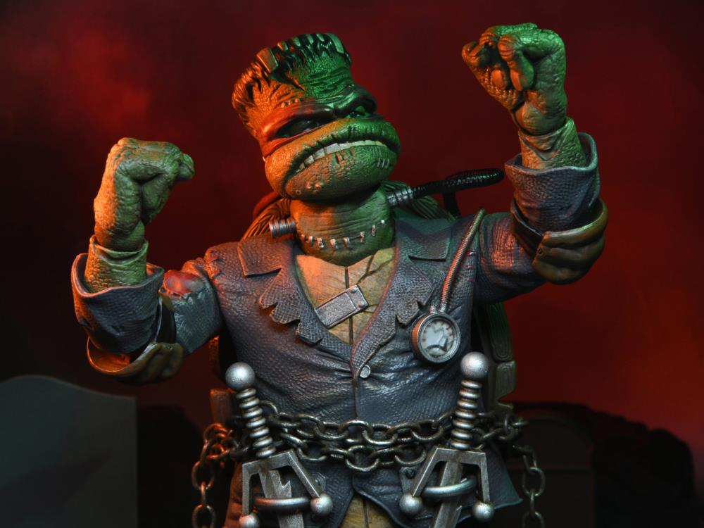 Universal Monsters x Teenage Mutant Ninja Turtles Ultimate Raphael as Frankenstein's Monster Action Figure Gallery Image 13