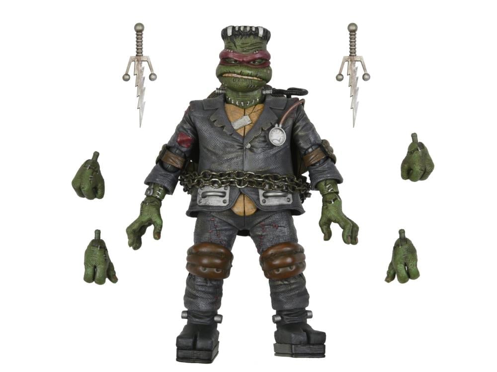 Universal Monsters x Teenage Mutant Ninja Turtles Ultimate Raphael as Frankenstein's Monster Action Figure Gallery Image 14