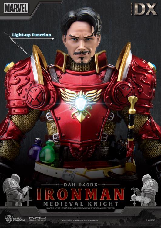 Marvel Dynamic 8ction Heroes DAH-046DX Medieval Knight Iron Man