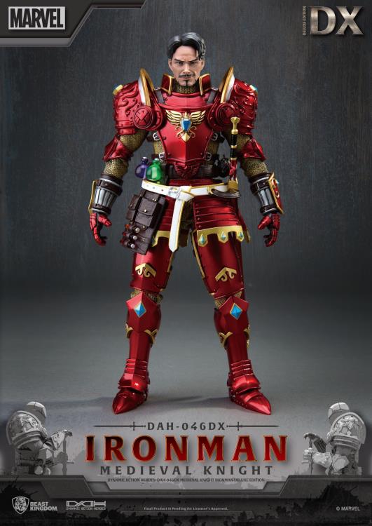 Marvel Dynamic 8ction Heroes DAH-046DX Medieval Knight Iron Man (Deluxe Ver.) Gallery Image 6