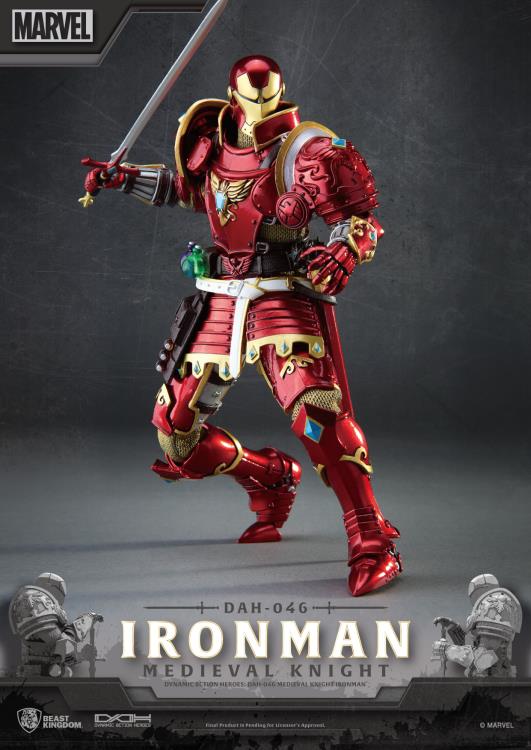 Marvel Dynamic 8ction Heroes DAH-046 Medieval Knight Iron Man Gallery Image 3