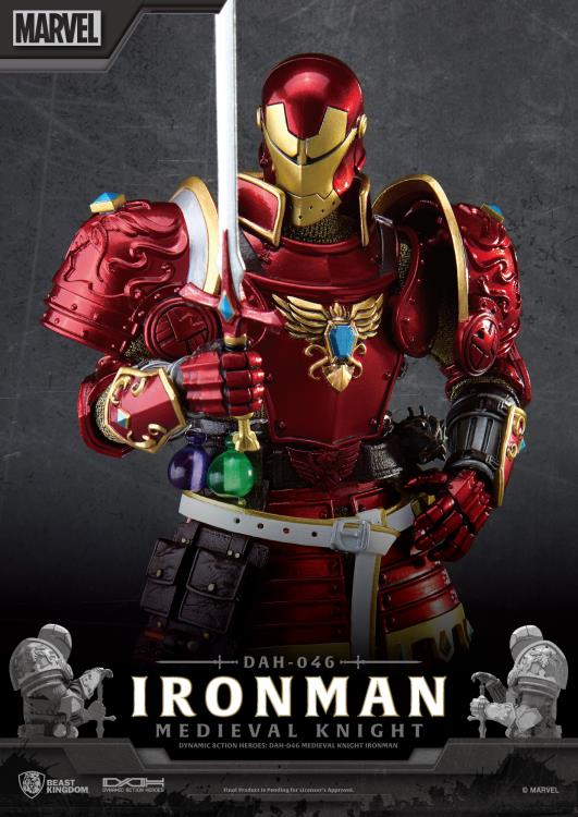 Marvel Dynamic 8ction Heroes DAH-046 Medieval Knight Iron Man Gallery Image 5