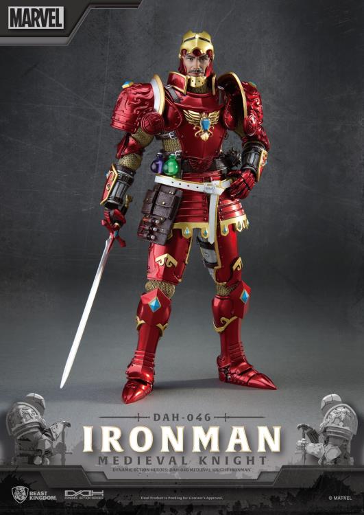 Marvel Dynamic 8ction Heroes DAH-046 Medieval Knight Iron Man Gallery Image 4