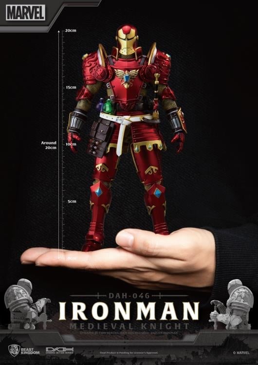 Marvel Dynamic 8ction Heroes DAH-046 Medieval Knight Iron Man Gallery Image 8