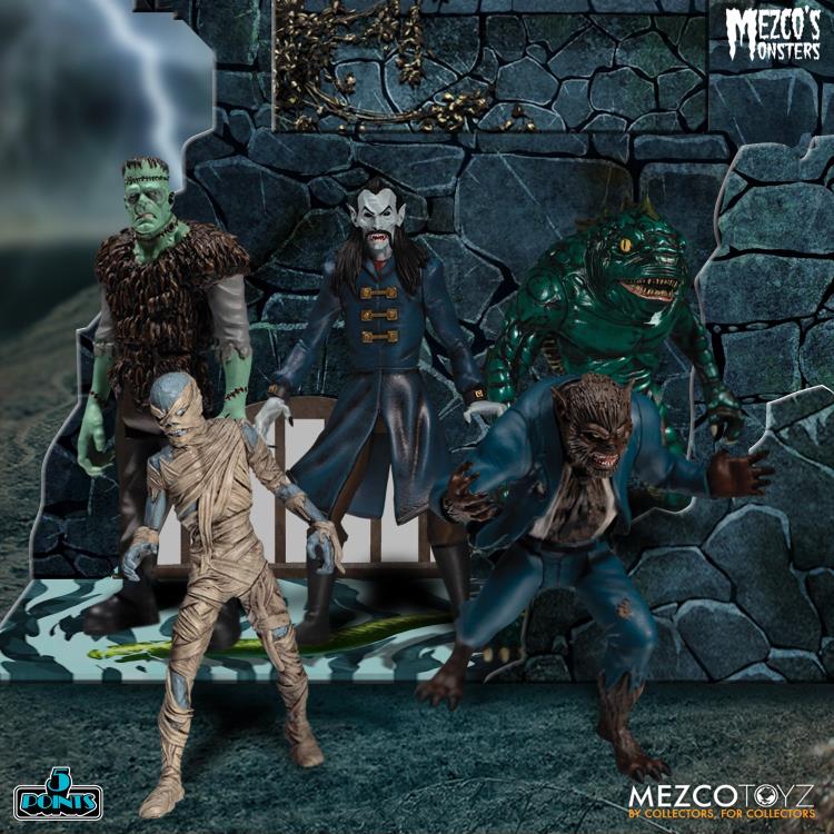 Mezco's Monsters 5 Points Tower of Fear Deluxe Boxed Set Gallery Image 6