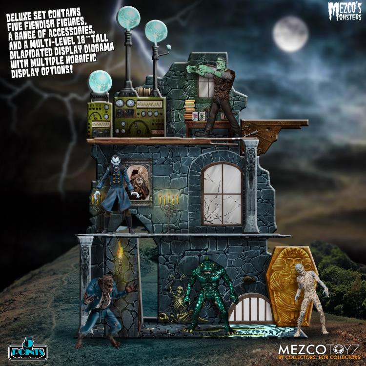 Mezco's Monsters 5 Points Tower of Fear Deluxe Boxed Set Gallery Image 5