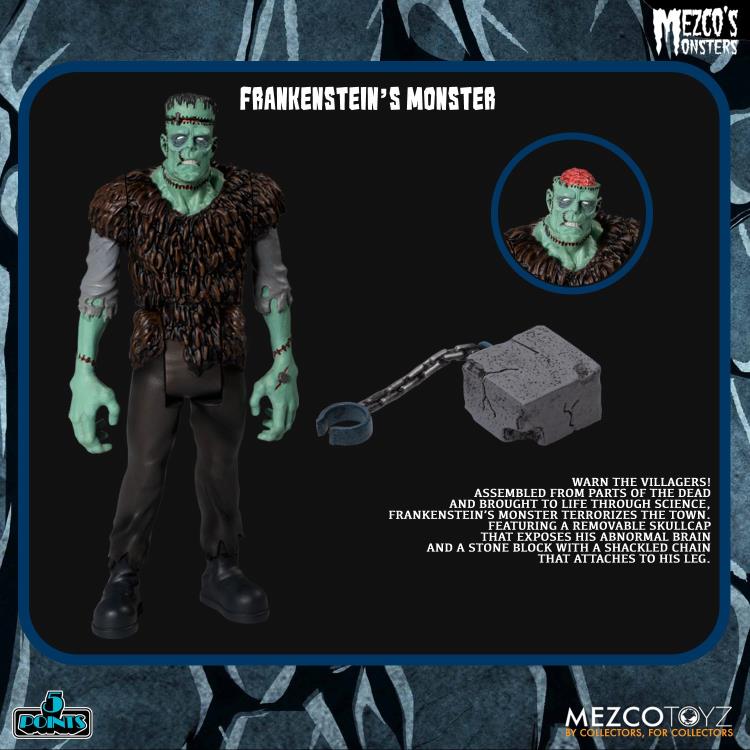 Mezco's Monsters 5 Points Tower of Fear Deluxe Boxed Set Gallery Image 9