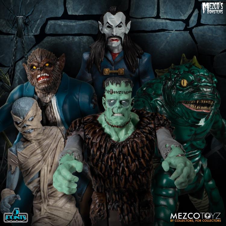 Mezco's Monsters 5 Points Tower of Fear Deluxe Boxed Set Gallery Image 3