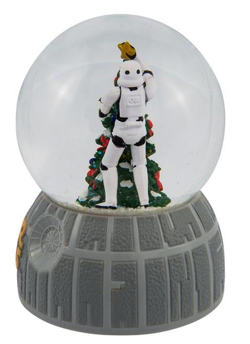 Star Wars Stormtrooper Decorating Christmas Tree Musical Water Globe Gallery Image 5
