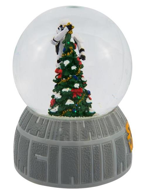 Star Wars Stormtrooper Decorating Christmas Tree Musical Water Globe Gallery Image 4