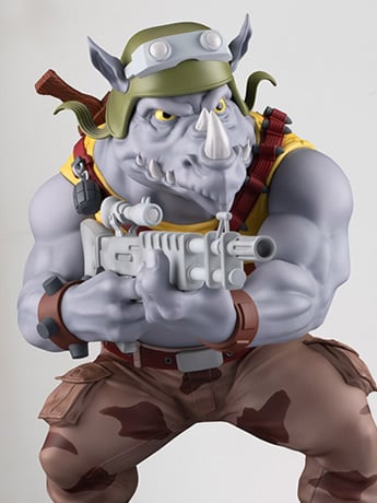 Teenage Mutant Ninja Turtles Rocksteady 1/4 Scale Collector Edition Statue Gallery Image 2