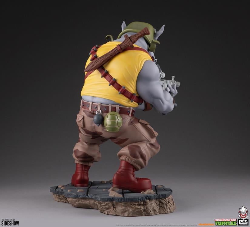 Teenage Mutant Ninja Turtles Rocksteady 1/4 Scale Collector Edition Statue Gallery Image 6