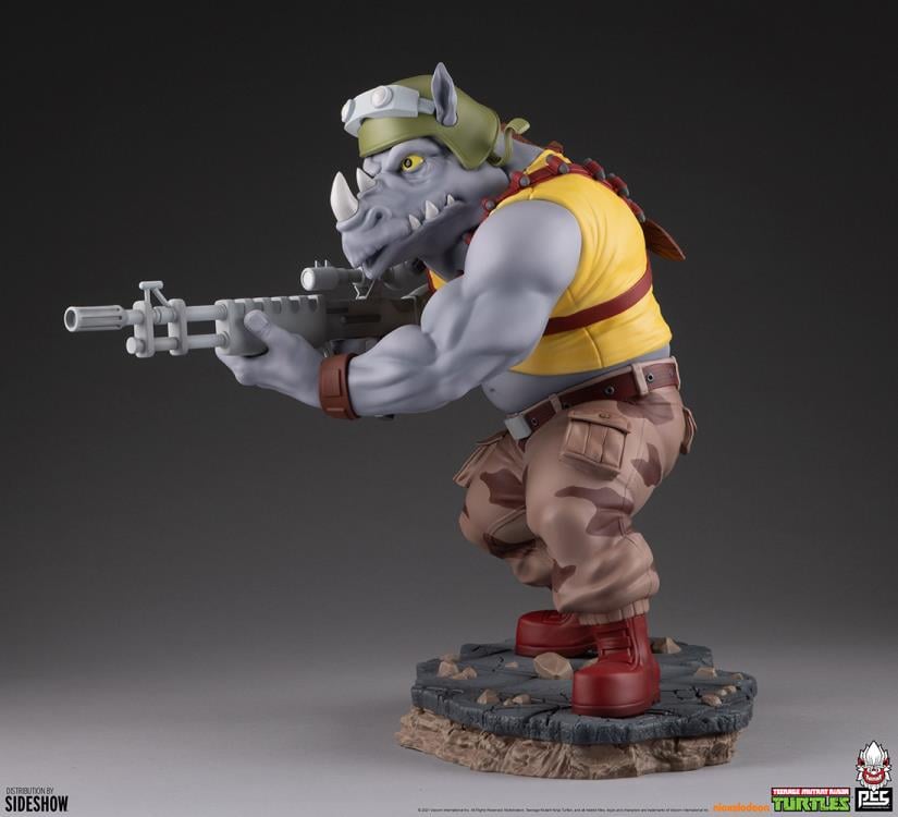 Teenage Mutant Ninja Turtles Rocksteady 1/4 Scale Collector Edition Statue Gallery Image 7