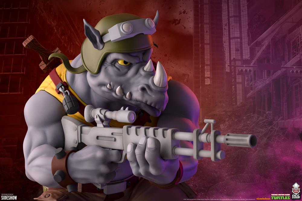 Teenage Mutant Ninja Turtles Rocksteady 1/4 Scale Collector Edition Statue Gallery Image 18