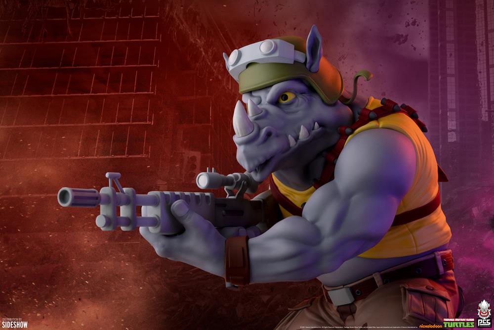 Teenage Mutant Ninja Turtles Rocksteady 1/4 Scale Collector Edition Statue Gallery Image 19