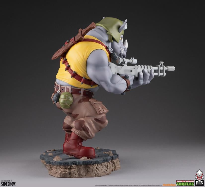 Teenage Mutant Ninja Turtles Rocksteady 1/4 Scale Collector Edition Statue Gallery Image 5