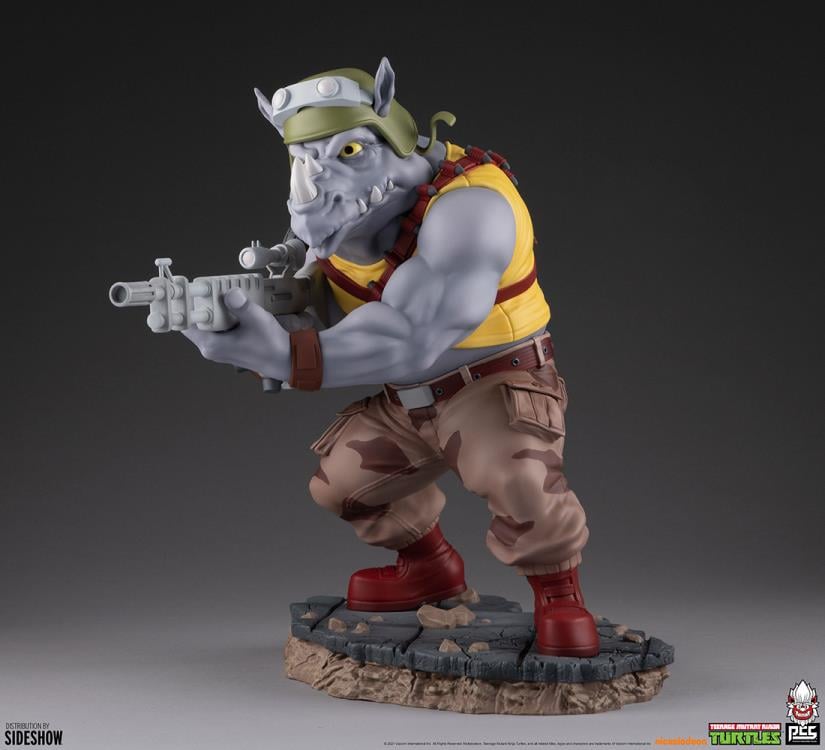 Teenage Mutant Ninja Turtles Rocksteady 1/4 Scale Collector Edition Statue Gallery Image 8