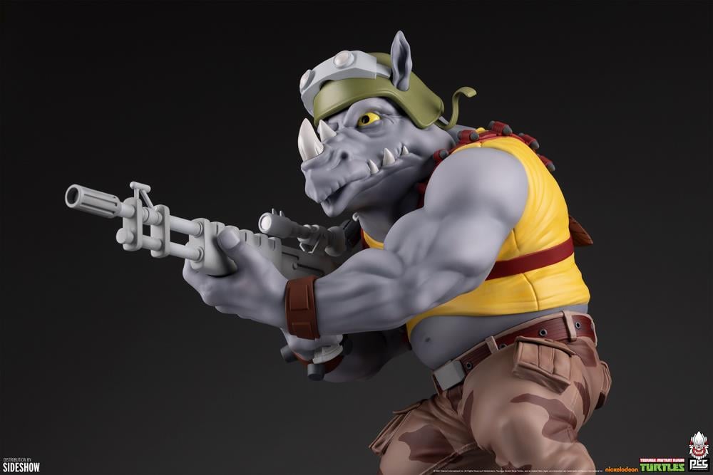 Teenage Mutant Ninja Turtles Rocksteady 1/4 Scale Collector Edition Statue Gallery Image 11